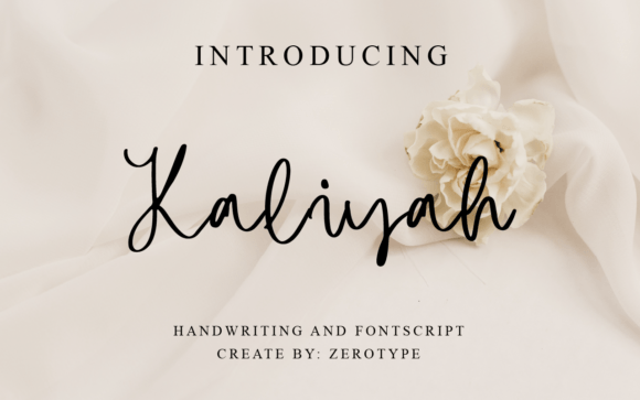 Discovering Kaliyah: A Typeface for Elegant, Handwritten Moments