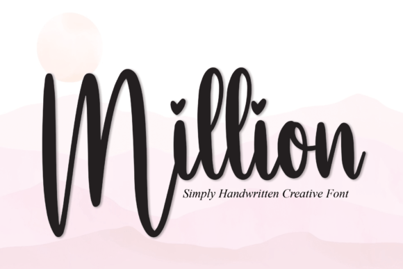 Discovering the Elegance of the Million Typeface