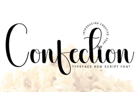 Exploring the Elegant Flow of the Confection Typeface