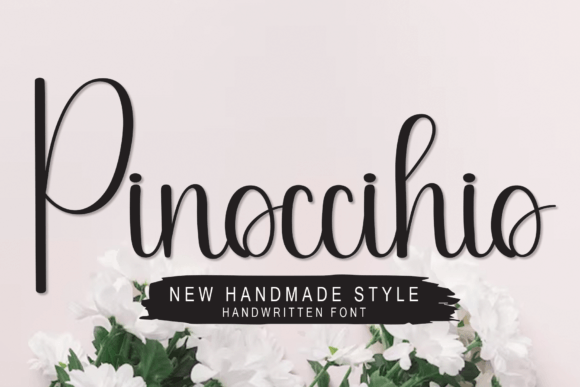 The Elegance of Pinoccihio: A Flowing Handwritten Typeface
